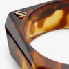 Pulsera facetada Pulsera facetada de acrílico carey