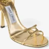 Sandalia Leo 100 de piel Candy Wrap dorada Sandalia Leo 100 de piel Candy Wrap dorada