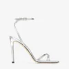 Sandalia Metz 100 de piel Liquid Metal plateada Sandalia Metz 100 de piel Liquid Metal plateada