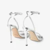 Sandalia Metz 100 de piel Liquid Metal plateada Sandalia Metz 100 de piel Liquid Metal plateada