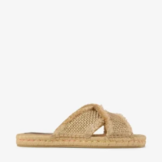 Sandalias Aciel Sandal Flat de tejido dorado