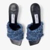 Sandalias Alexia 70 de denim con diseño entrecruzado Sandalias Alexia 70 de denim con diseño entrecruzado