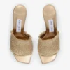 Sandalias Alexia 70 doradas con tejido de lurex Sandalias Alexia 70 doradas con tejido de lurex