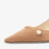 Sandalias Amita 45 de ante color toffee