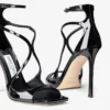 Sandalias Azia 110 de charol negro Sandalias Azia 110 de charol negro