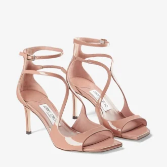 Sandalias Azia 75 de charol rosa ballet