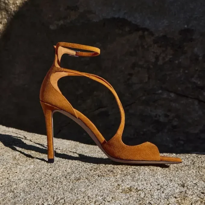 Sandalias Azia 95 de ante naranja atardecer Sandalias Azia 95 de ante naranja atardecer
