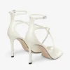 Sandalias Azia 95 de charol color latte Sandalias Azia 95 de charol color latte