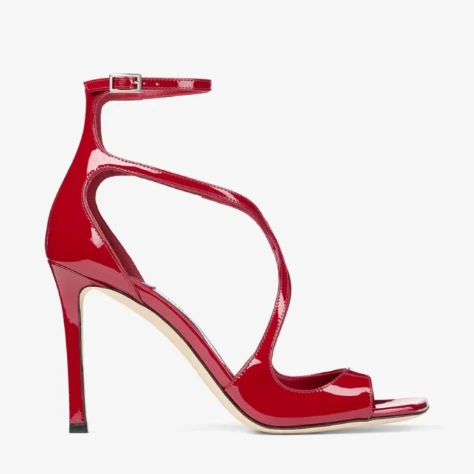 Sandalias Azia 95 de charol rojo rubí Sandalias Azia 95 de charol rojo rubí