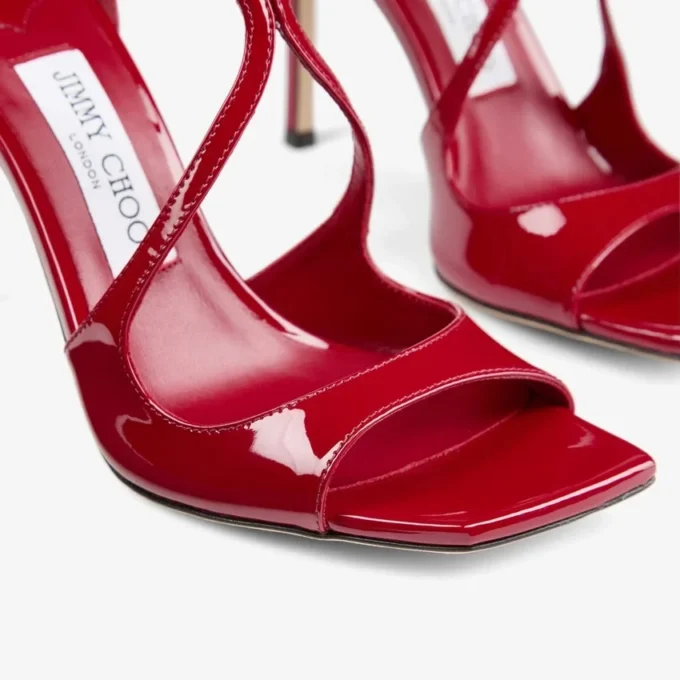 Sandalias Azia 95 de charol rojo rubí Sandalias Azia 95 de charol rojo rubí