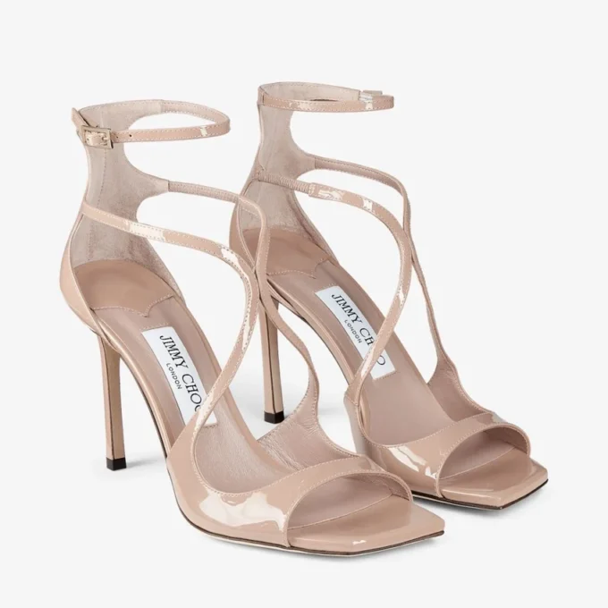 Sandalias Azia 95 de charol rosa ballet Sandalias Azia 95 de charol rosa ballet