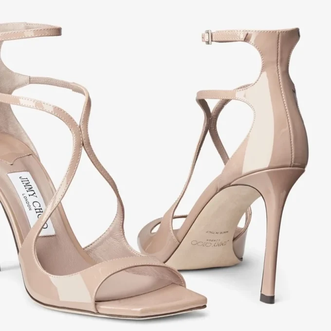 Sandalias Azia 95 de charol rosa ballet Sandalias Azia 95 de charol rosa ballet