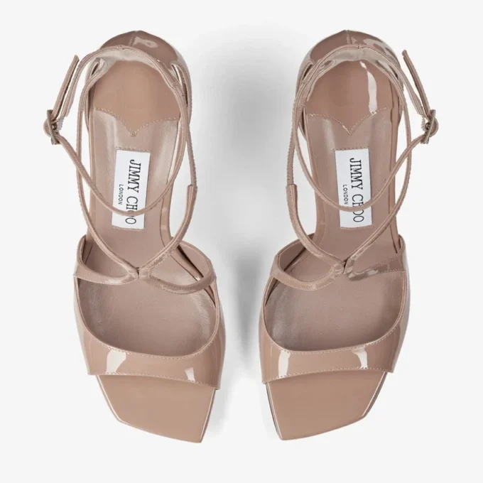 Sandalias Azia 95 de charol rosa ballet Sandalias Azia 95 de charol rosa ballet