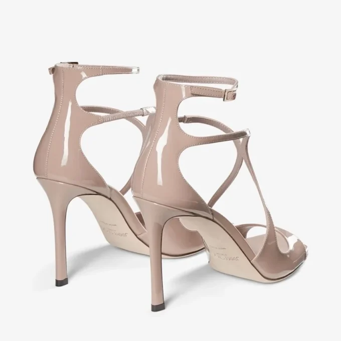 Sandalias Azia 95 de charol rosa ballet Sandalias Azia 95 de charol rosa ballet