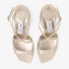 Sandalias Azia 95 de piel metalizada dorada Sandalias Azia 95 de piel metalizada dorada