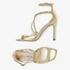 Sandalias Azia 95 de piel metalizada dorada Sandalias Azia 95 de piel metalizada dorada