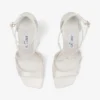 Sandalias Azia 95 de satén marfil Sandalias Azia 95 de satén marfil
