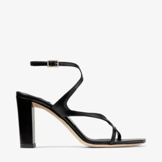 Sandalias Azie 85 de piel napa negra
