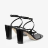 Sandalias Azie 85 de piel napa negra Sandalias Azie 85 de piel napa negra