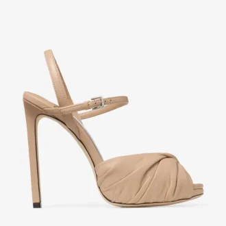 Sandalias Elly 120 Chai de piel napa brillante y suave