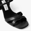Sandalias Elsy de tacón grueso de 85 mm en piel napa negra Sandalias Elsy de tacón grueso de 85 mm en piel napa negra
