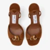Sandalias Emani 100 de ante marrón claro y ámbar Sandalias Emani 100 de ante marrón claro y ámbar