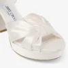 Sandalias Heloise 80 de satén marfil Sandalias Heloise 80 de satén marfil