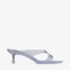 Sandalias Jelly Drop 50 de gelatina con purpurina plateada Sandalias Jelly Drop 50 de gelatina con purpurina plateada