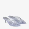 Sandalias Jelly Drop 50 de gelatina con purpurina plateada Sandalias Jelly Drop 50 de gelatina con purpurina plateada