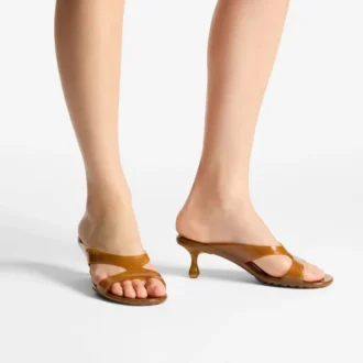 Sandalias Jelly Drop 50 de gelatina ámbar