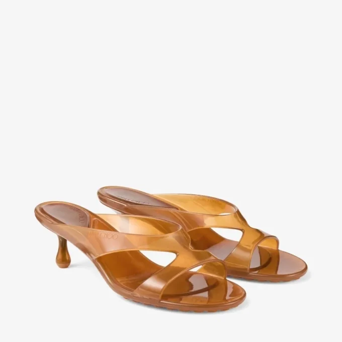 Sandalias Jelly Drop 50 de gelatina ámbar Sandalias Jelly Drop 50 de gelatina ámbar