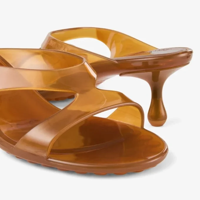 Sandalias Jelly Drop 50 de gelatina ámbar Sandalias Jelly Drop 50 de gelatina ámbar