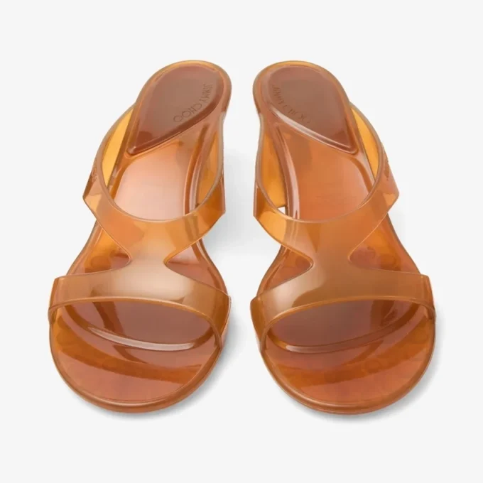 Sandalias Jelly Drop 50 de gelatina ámbar Sandalias Jelly Drop 50 de gelatina ámbar