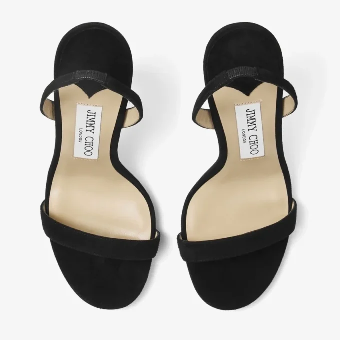 Sandalias Jenn 100 de ante negro Sandalias Jenn 100 de ante negro