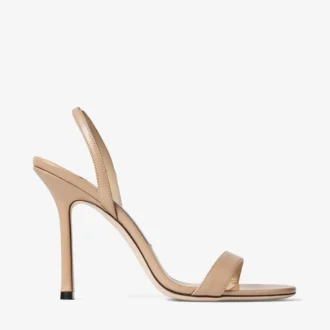 Sandalias Jenn 100 de piel napa color chai