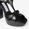 Sandalias Kesia 120 de cuero negro