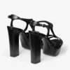 Sandalias Kesia 120 de cuero negro
