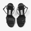 Sandalias Leo 100 de cuero negro Candy Wrap Sandalias Leo 100 de cuero negro Candy Wrap