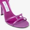 Sandalias Leo 100 de satén violeta orquídea
