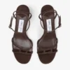 Sandalias Leo 65 de ante color chocolate