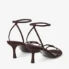 Sandalias Leo 65 de ante color chocolate