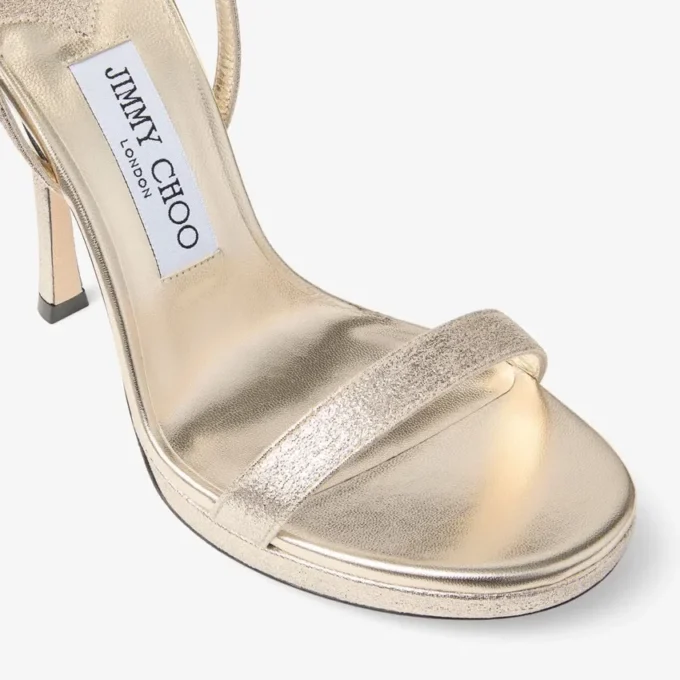 Sandalias Moza Platform 120 de tejido Platinum Brilliance Sandalias Moza Platform 120 de tejido Platinum Brilliance