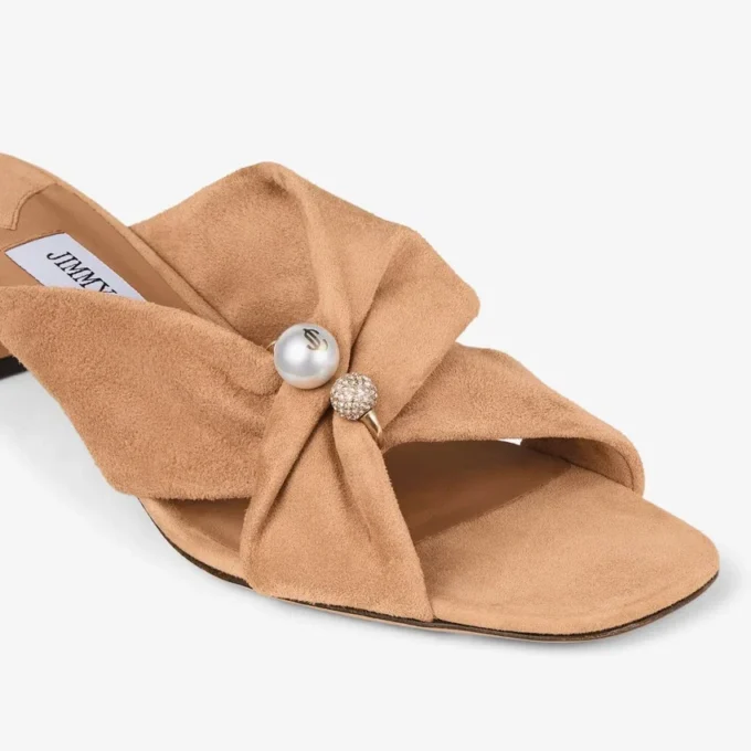 Sandalias Rafi 45 de ante color toffee Sandalias Rafi 45 de ante color toffee