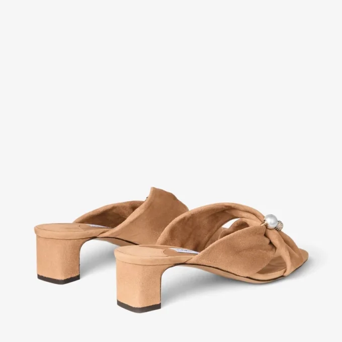 Sandalias Rafi 45 de ante color toffee Sandalias Rafi 45 de ante color toffee