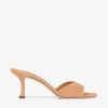 Sandalias Skye 70 de ante color toffee