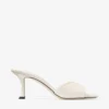 Sandalias Skye 70 de piel color café con leche