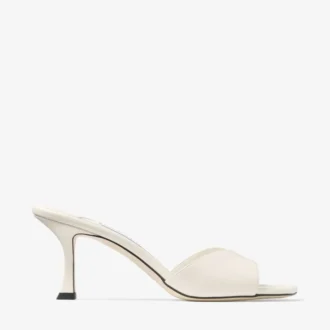 Sandalias Skye 70 de piel color café con leche