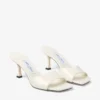 Sandalias Skye 70 de piel color café con leche
