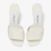 Sandalias Skye 70 de piel color café con leche