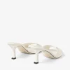 Sandalias Skye 70 de piel color café con leche